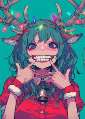 Christmas Anime Girl