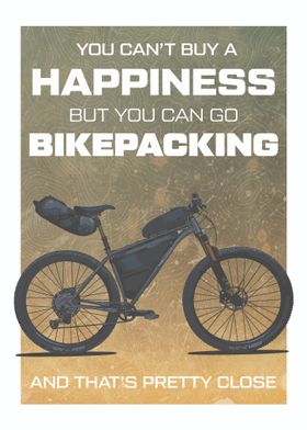 Mountain Bike Bikepacking MTB Poster