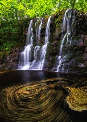 Waterfall and Swirling Pool