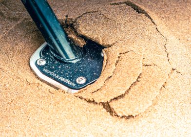 Motorcycle Footpeg in Sand