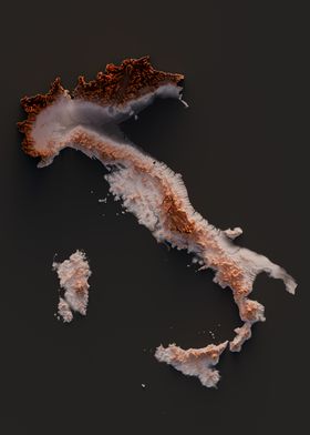 Italy Topography