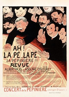 Vintage French Theater Poster