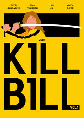 Kill Bill Vol. 1 Movie Poster