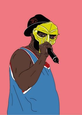 MF DOOM Illustration