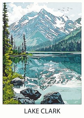 Lake Clark Mountain View