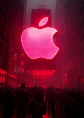 Apple Logo Neon Sign