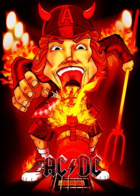 AC/DC Devil Cartoon