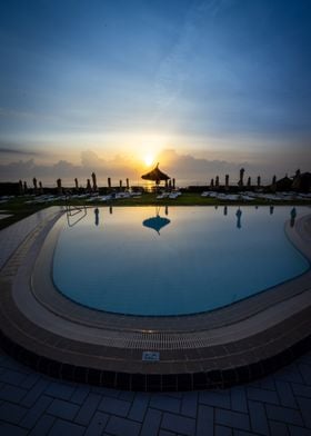 Sunrise Poolside