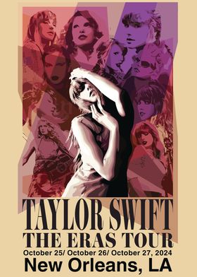 Taylor Swift Eras Tour Poster