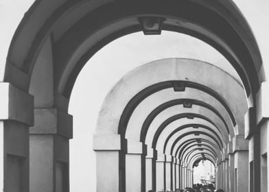 Arched Pathway in Florence