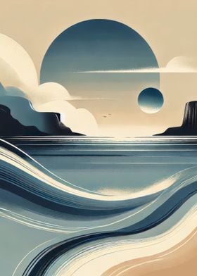 Abstract Seascape