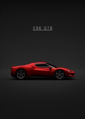 2021 Ferrari 296 GTB - Red