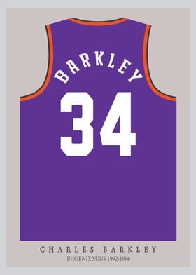 Charles Barkley Suns Jersey