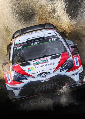 Toyota Rally Car Splash