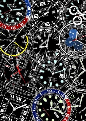 Luxury Watch Collage