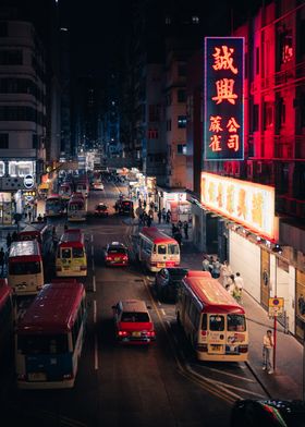 Hong Kong Night Street