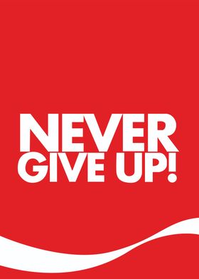 Never Give Up Poster