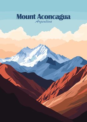 Mount Aconcagua Poster