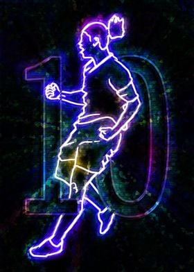 Neon Soccer 10