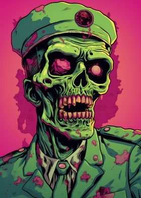 Zombie Soldier Illustration