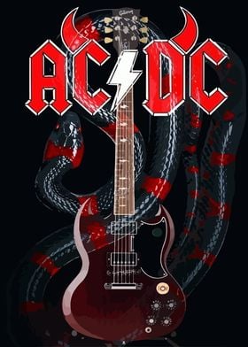 AC/DC Guitar Snake