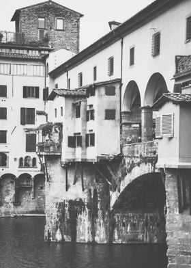 Ponte Vecchio Florence Old Bridge in Italy