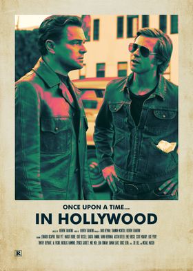 Once Upon a Time in Hollywood Poster