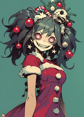 Creepy Christmas Girl