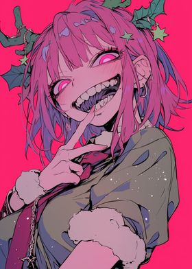 Pink-Haired Anime Girl