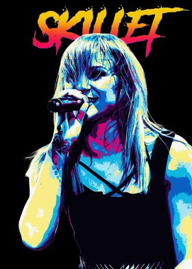 Skillet Band Pop Art