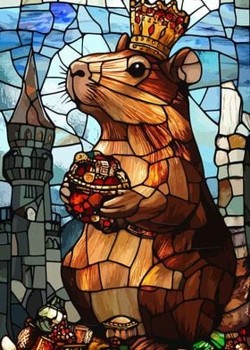 Stained Glass King Rat