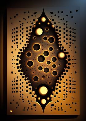 Abstract Wall Art with Circles