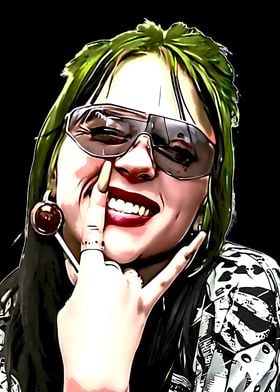 Billie Eilish Digital Art