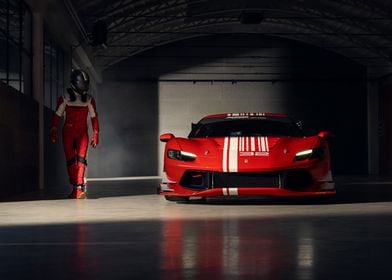 Ferrari Race Car Garage