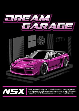 Pink NSX Dream Garage