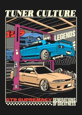 Tuner Culture GTR Poster