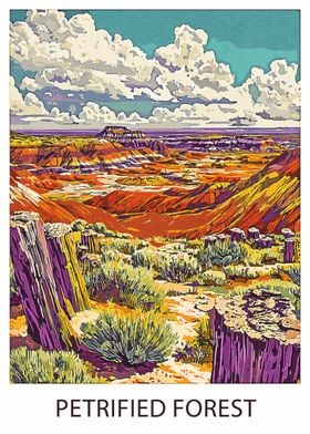 Petrified Forest Landscape