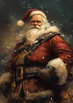 Santa Claus Painting