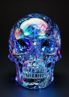 Crystal Skull Decor