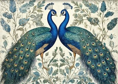 William Morris Peacock Beige