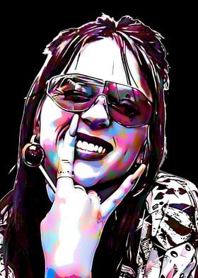 Billie Eilish Pop Art Portrait