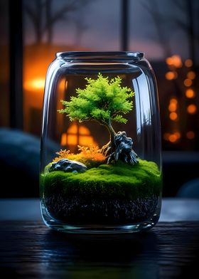 Miniature Tree Terrarium