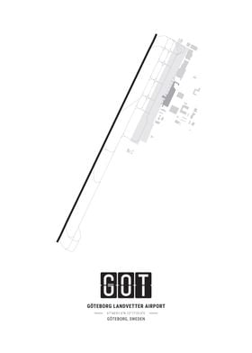 Gothenburg Airport Layout