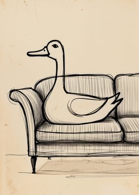 Duck on a Couch