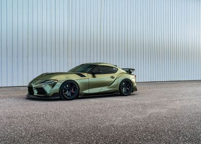 Green Toyota Supra