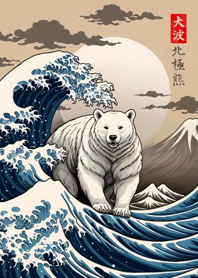 Polar Bear Great Wave