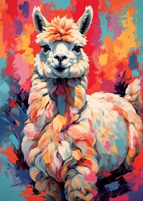 Smiling Alpaca Vivid Instincts