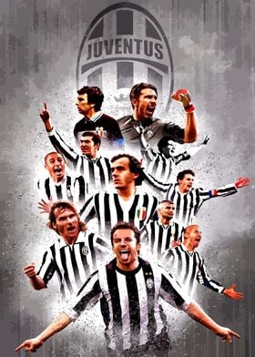 Juventus Legends Collage