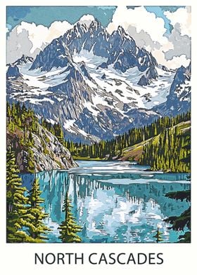 North Cascades Mountain Lake