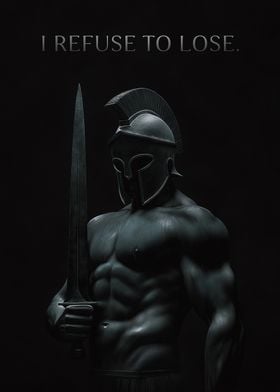 Spartan Warrior with Sword